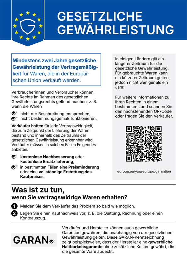 EU-Mitteilung über das gesetzliche Gewährleistungsrecht